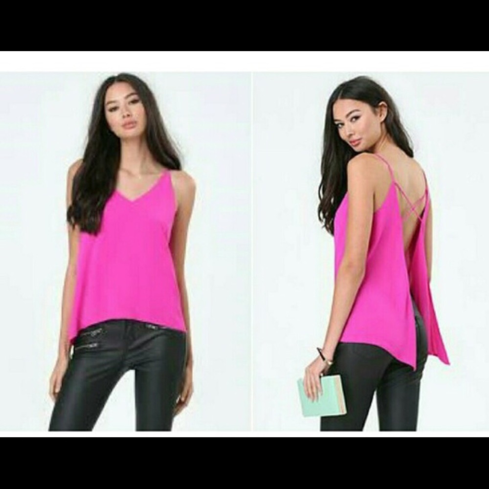 Bebe open back top